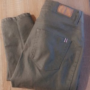 Adam Levine Faux Leather Skinny Jeans